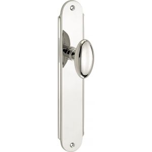 Wallebroek Mi Satori 00.0054.01 knopgarnituur Ei Ovaal messing glans nikkel BLIND W1100.0054.01