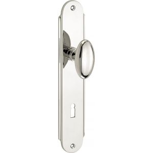 Wallebroek Mi Satori 00.0054.12 knopgarnituur Ei Ovaal messing glans nikkel BB72 W1100.0054.12