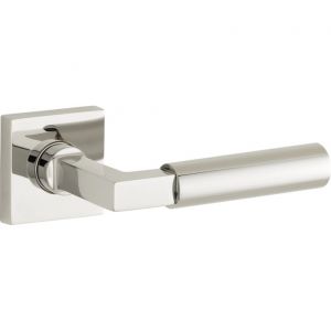 Wallebroek Mi Satori 00.0098.46 krukgarnituur Bauhaus verdekt messing glans nikkel W1100.0098.46