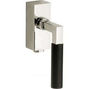 Wallebroek Mi Satori 00.5656.90 draaikiep garnituur afsluitbaar Bauhaus ebben messing glans nikkel W1100.5656.90