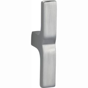 Wallebroek Cardea 50.0016.90 deurkruk gatdeel T-model Retto messing mat nikkel gelakt W1250.0016.90