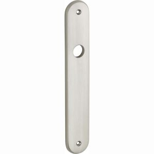 Wallebroek Mi Satori 00.2455.12 langschild Modern messing mat nikkel ongelakt BB72 W1300.2455.12