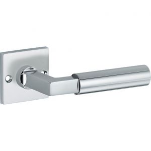 Wallebroek Mi Satori 00.0098.46 krukgarnituur Bauhaus verdekt messing glans chroom W2100.0098.46