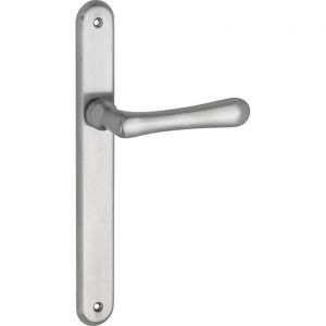 Wallebroek Mi Satori 00.0132.12 krukgarnituur Linea Smal ovaal messing mat chroom BB72 W2300.0132.12