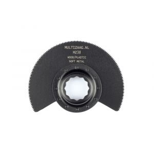 Multizaag MZ38 segmentzaagblad HSS Supercut halve maan 80 mm diameter blister 1 stuk SC MZ38 BL1